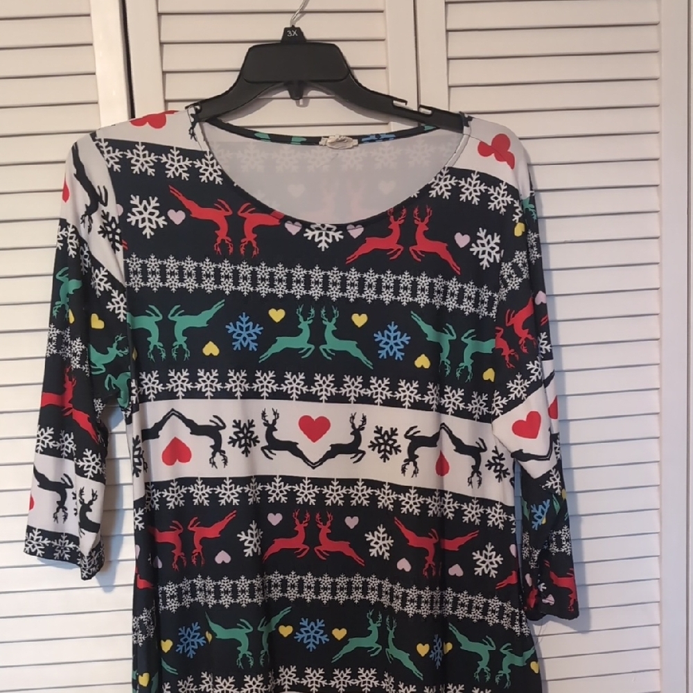 Yelete Colorful Holiday Dress